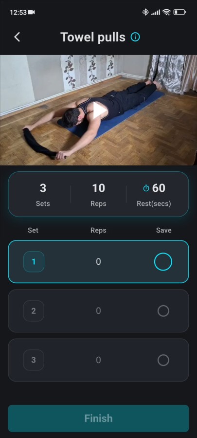 Home workout demo